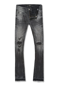 Kids Attitude Stacked Denim (Black Shadow)JTF2294B
