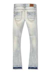 Kids Attitude Stacked Denim (Iced Lager)jtf2294