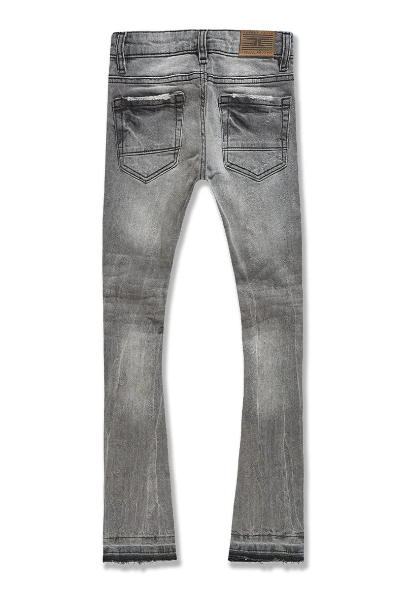 Kids Attitude Stacked Denim (Smoked Grey)jtf2294b!
