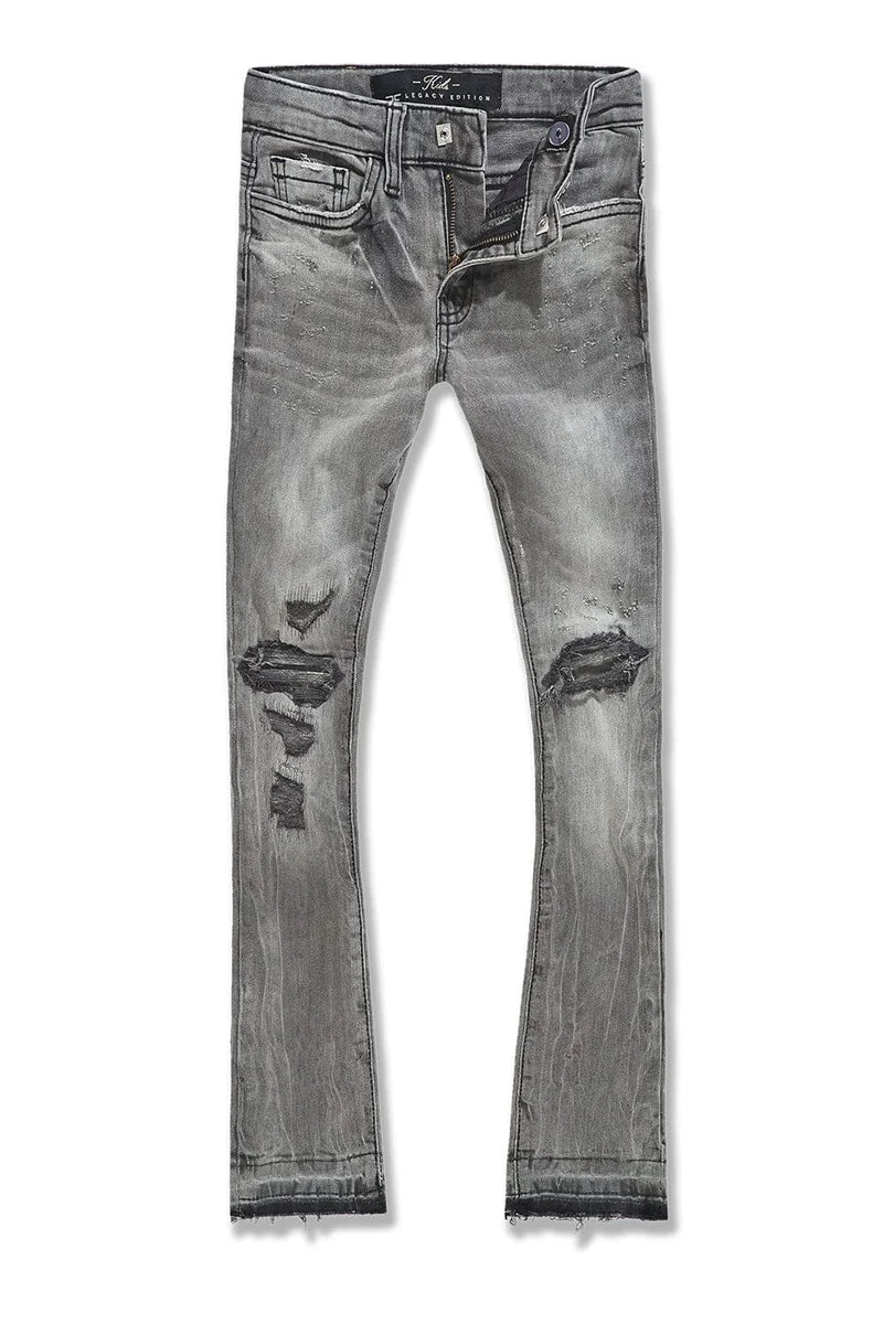 Kids Attitude Stacked Denim (Smoked Grey)jtf2294b!