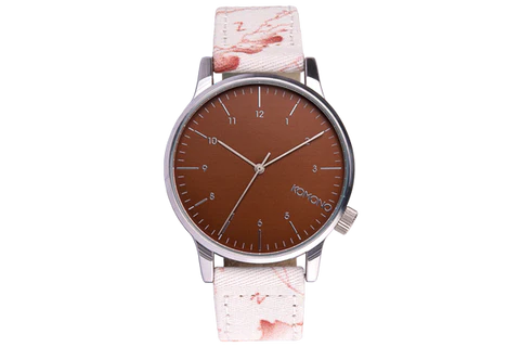 Komono Topographical Print Watch