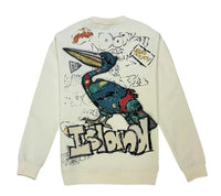 Island bird crew neck sweatshirt