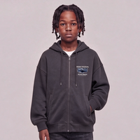 Dark Illusion Beyond Perception Zip Up DARK GREY
