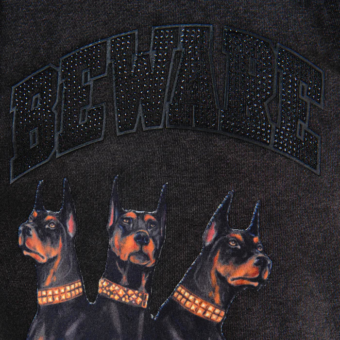 BLACK BEWARE SHORTS 511515