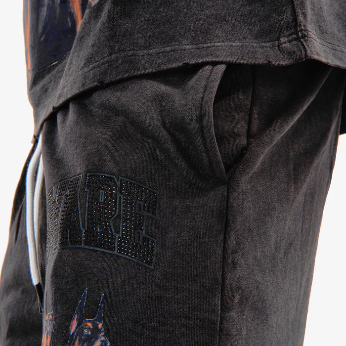 BLACK BEWARE SHORTS 511515