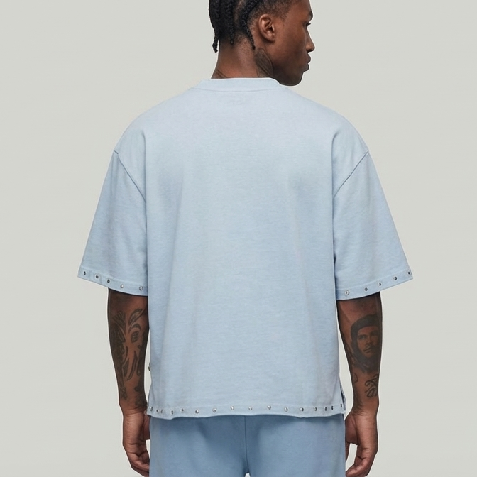 Hurt F-Terry Cropped T-Shirt T1285c