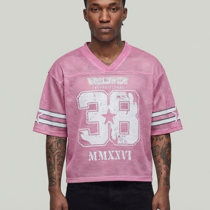 CROPPED SHIRT WORLEDWIDE PINK 611008