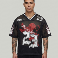 CROPPED SHIRT PEACE & LOVE  BLACK 611011
