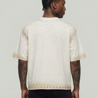 Dog Chain cropped shirt OFF WHITE