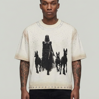 Dog Chain cropped shirt OFF WHITE