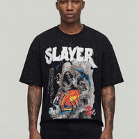 SLAYER CROPPED SHIRT BLACK 53T02