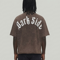 DARK SIDE CROPPED SHIRT VOYAGE STUDIO BROWN 51T16