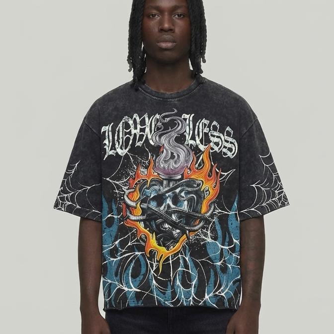 Love less cropped shirt takers