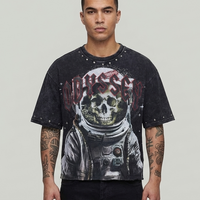 ODYSSEY cropped shirt black T5202