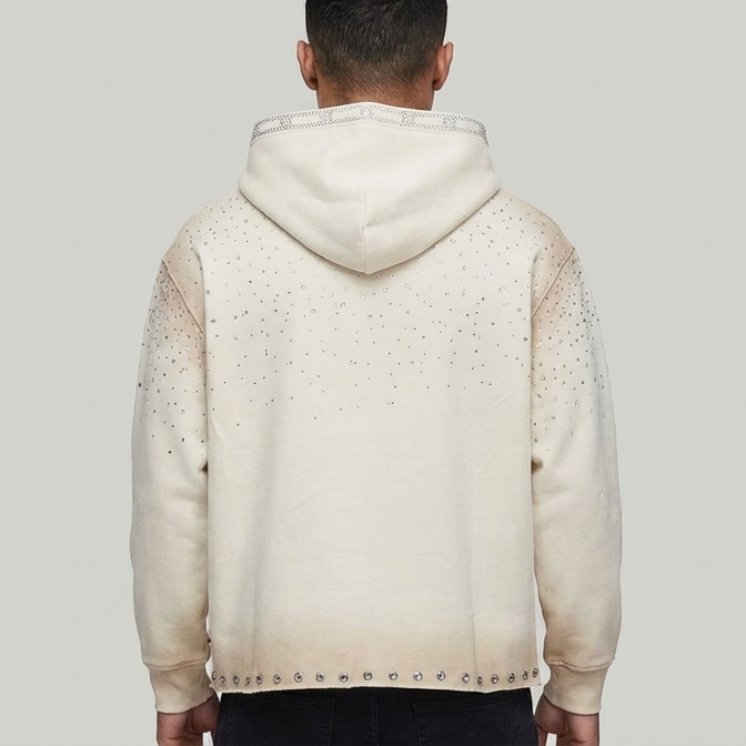 DOG CHAIN HOODIE OFF WHITE DM52270