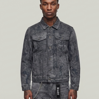 KLOUD9 JEANS JACKET MARBLE BLUE J25324