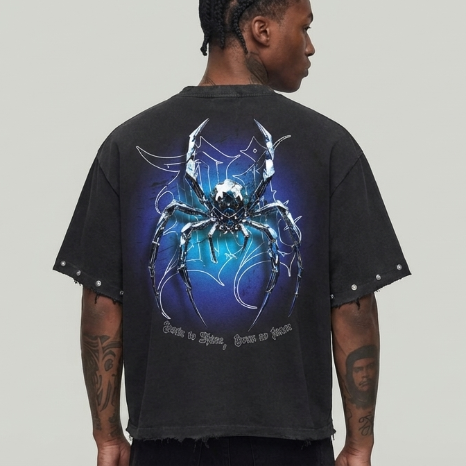 Dark illusion spider