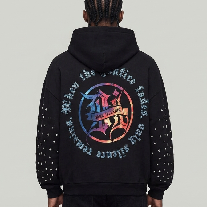 DARK ILLUSION HOODIE DEATHRIDER HOODY BLACK