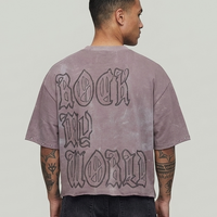 BKYS CROPPED SHIRT GASSED UP T1465 DUSTY LAVENDER