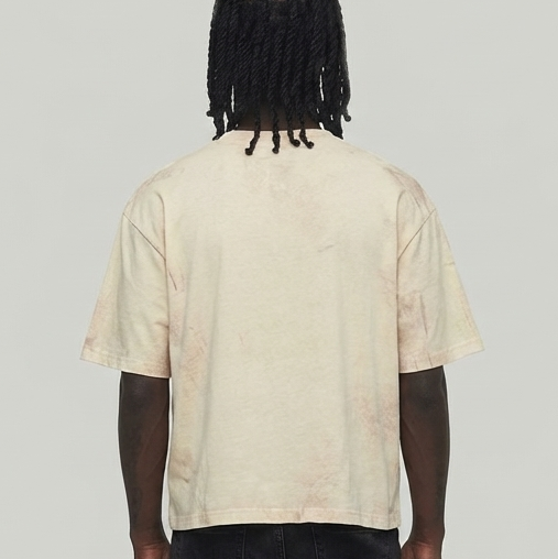 BKYS TOXIC  CROPPED SHIRT OFF WHITE T1492