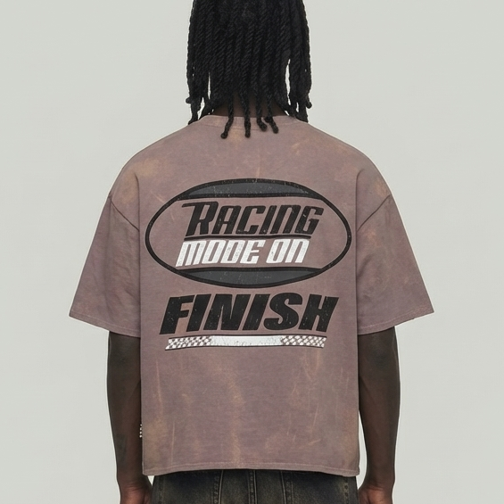 BKYS SPEED CROPPED SHIRT LAVENDER T1501