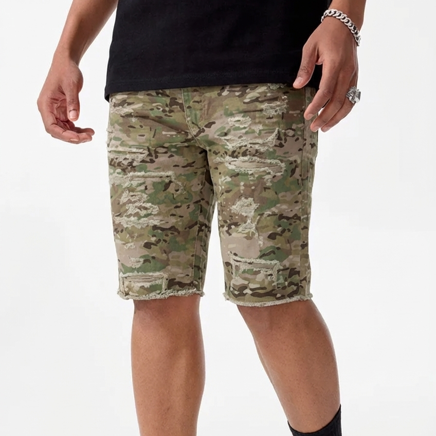 camo denim shorts CAMO 2.0 j3204sc