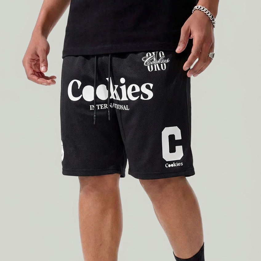 Cookies Premiere Mesh Shorts Black CM261BKS04