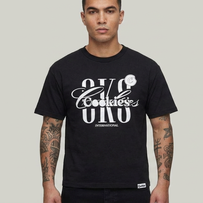 Cookies Premiere Black/White Tee SS CM261TSP10