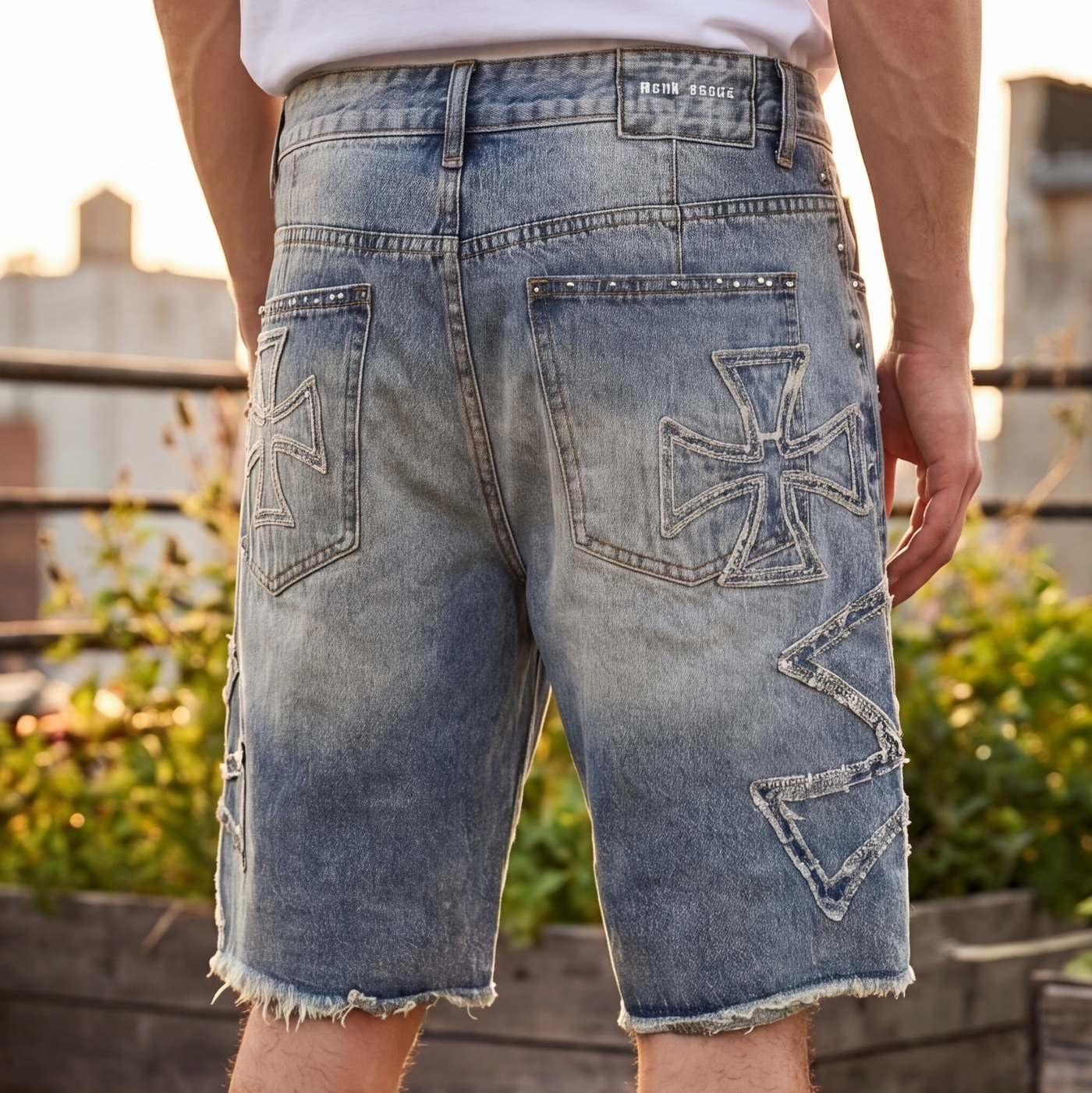 RARE Pace Denim shorts MD.Tint RJ6063