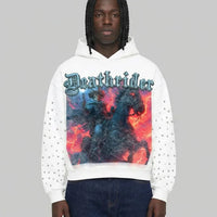 DARK ILLUSION HOODIE DEATHRIDER WHITE- W251085