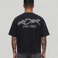 Order shirt skull Black T006