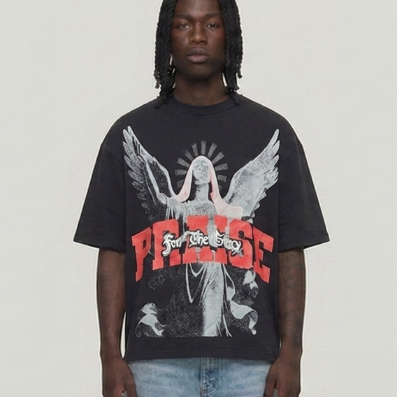 PRAISE cropped shirt