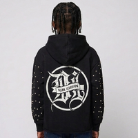 Dark illusion hoodie kids Black