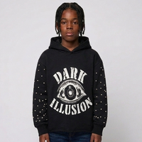 Dark illusion hoodie kids Black