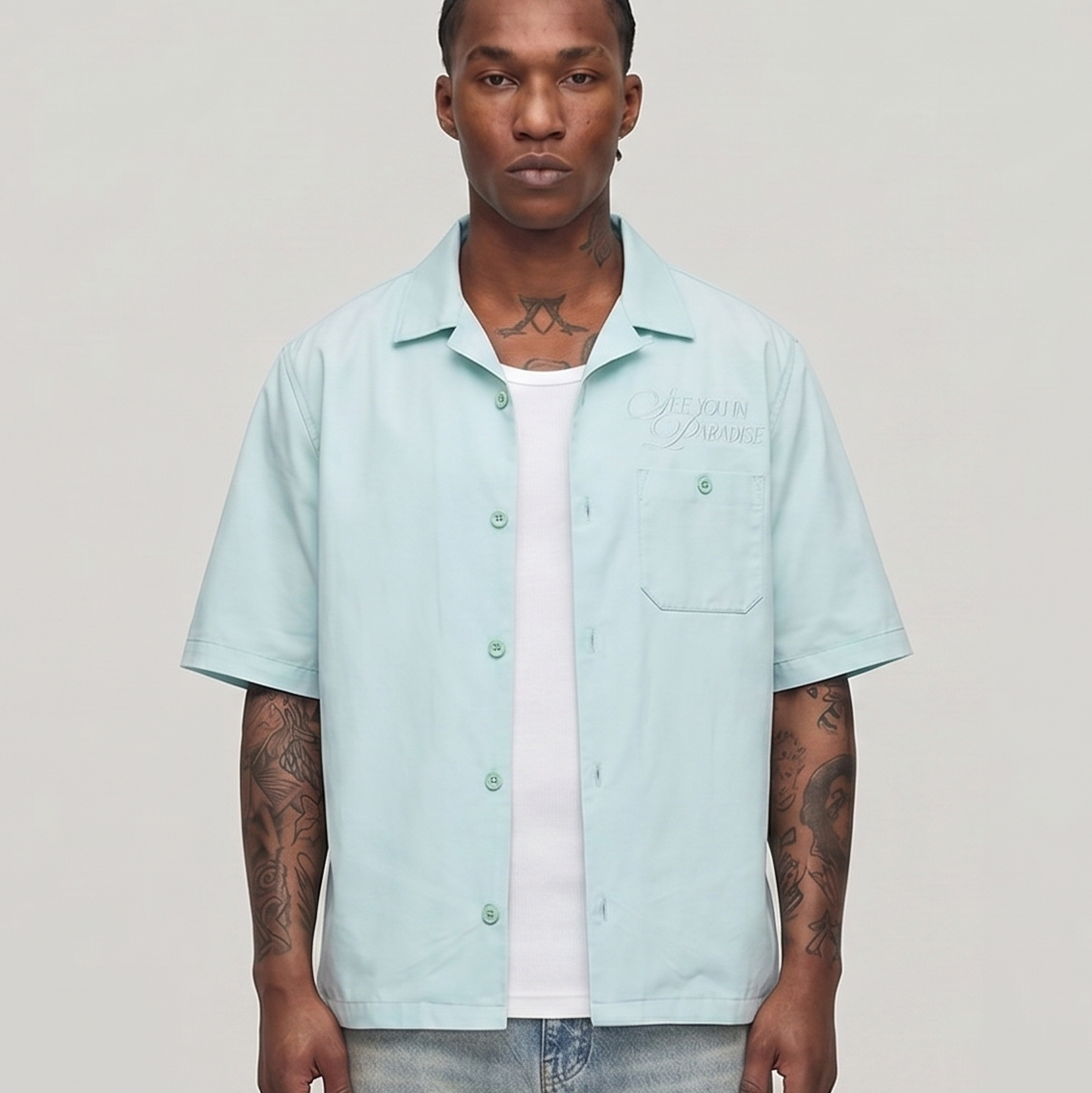 OAKLAND MECHANIC S/S SHIRT Black 2080