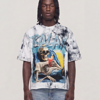 RELAX YOUR MIND CROPPED WHITE T1459