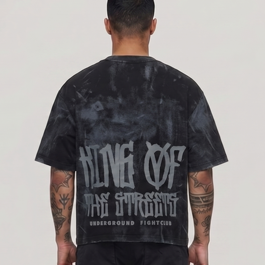 SAVAGE CROPPED SHIRT BLACK T1480