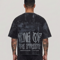 SAVAGE CROPPED SHIRT BLACK T1480