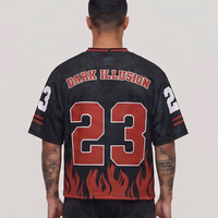Dark Illusion Flame Jersey -BLACK