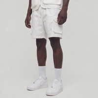 Rebel Minds White Cargo Shorts 100-911