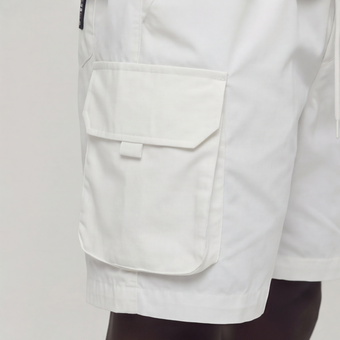 Rebel Minds White Cargo Shorts 100-911