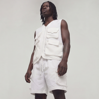Rebel Minds White Cargo Shorts 100-911