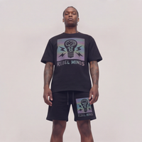 Rebel Minds Bulb Black T-Shirt