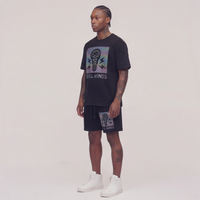 Rebel Minds Bulb Black Shorts