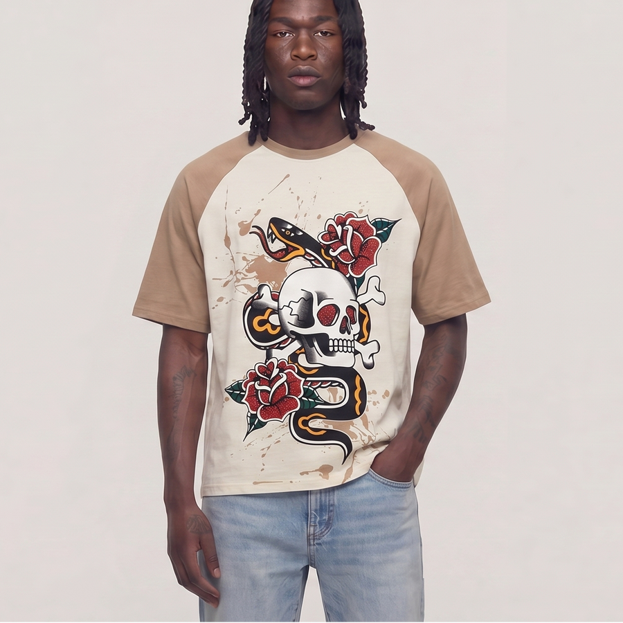 Skull & Love REBEL MINDS Cream 151-145