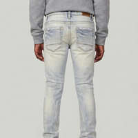 Kids Attitude Stacked Denim (Iced Lager)jtf2294