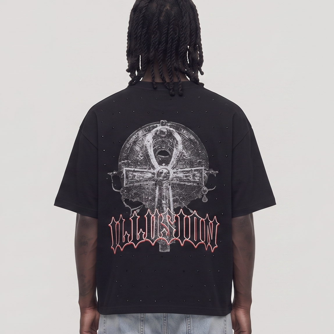 Anubis TEE black wash