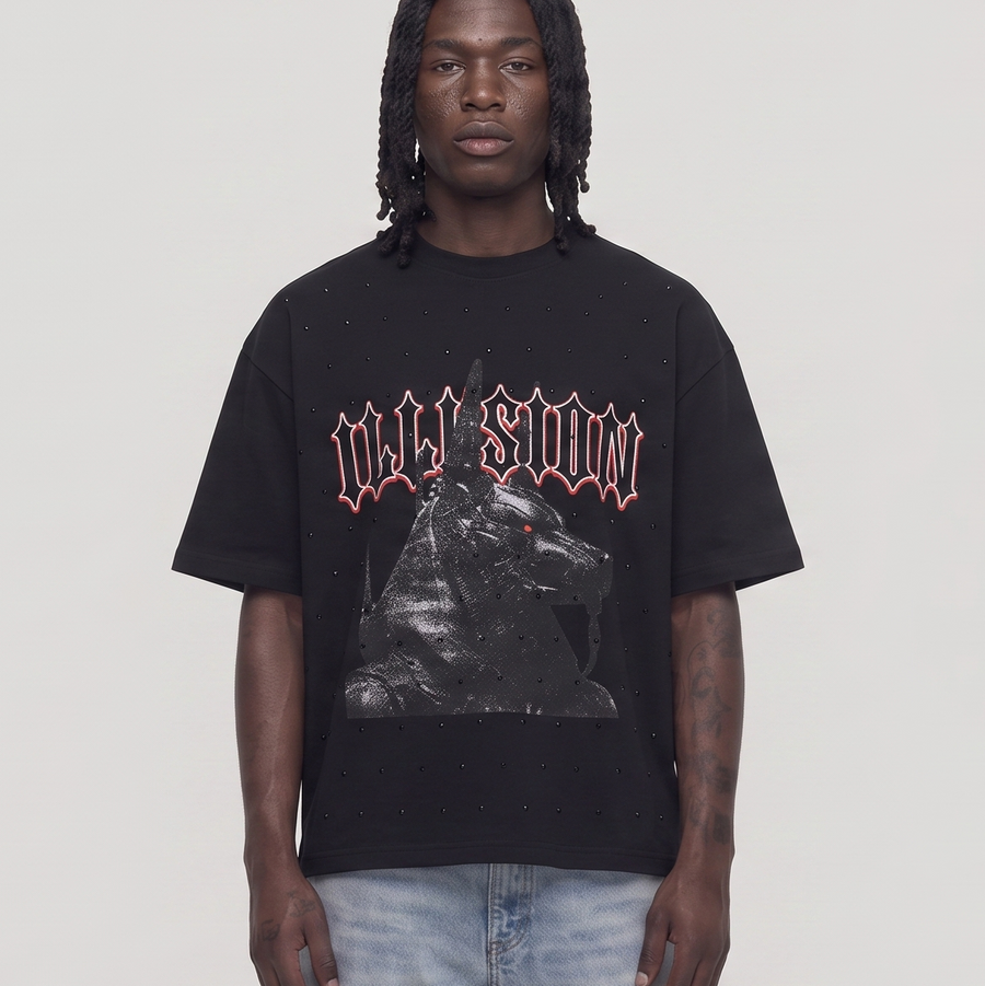 Anubis TEE black wash