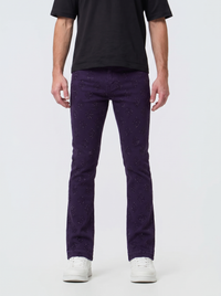Liquid Crystal 'Diamond Crystal' Stacked Rhinestone Denim (purple ) JTF2317