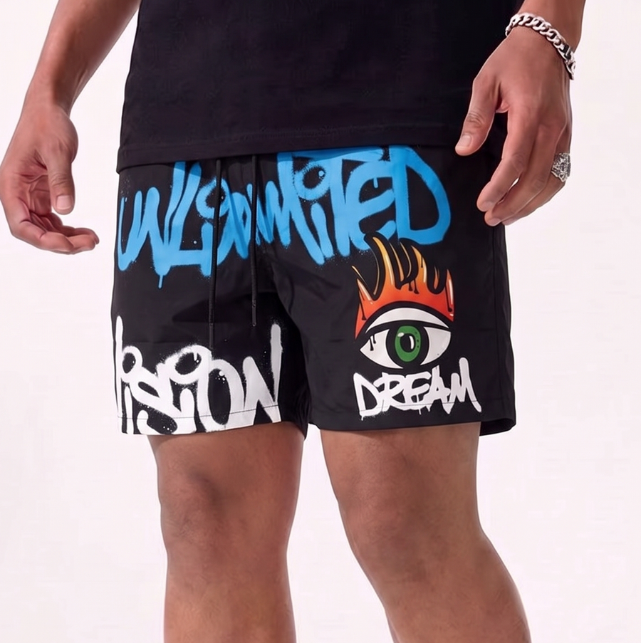 Rebel Minds Eye shorts Black 151-912